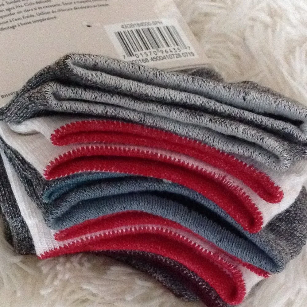 Lucky Brand 5 Pairs No Show Socks